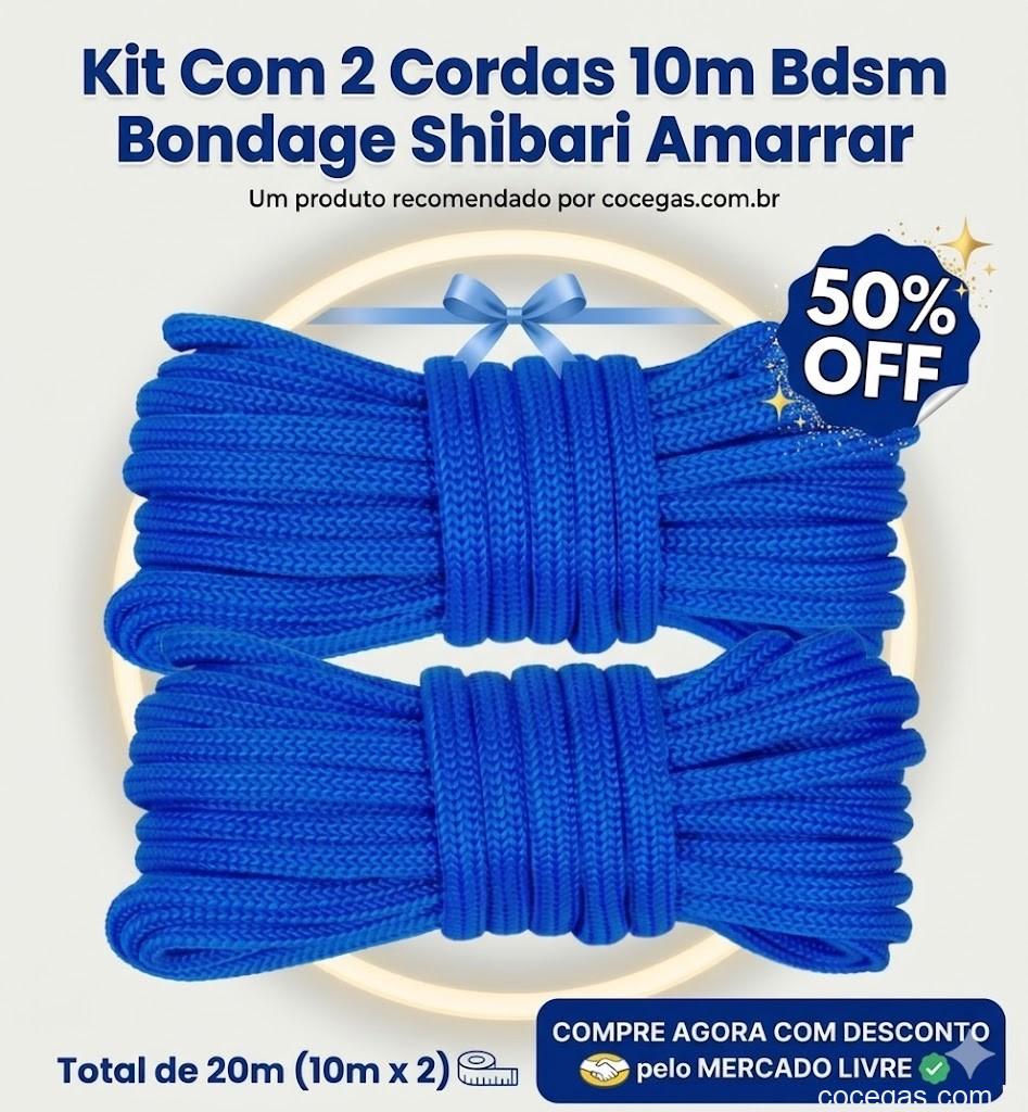 Kit Cordas Shibari Otimizado